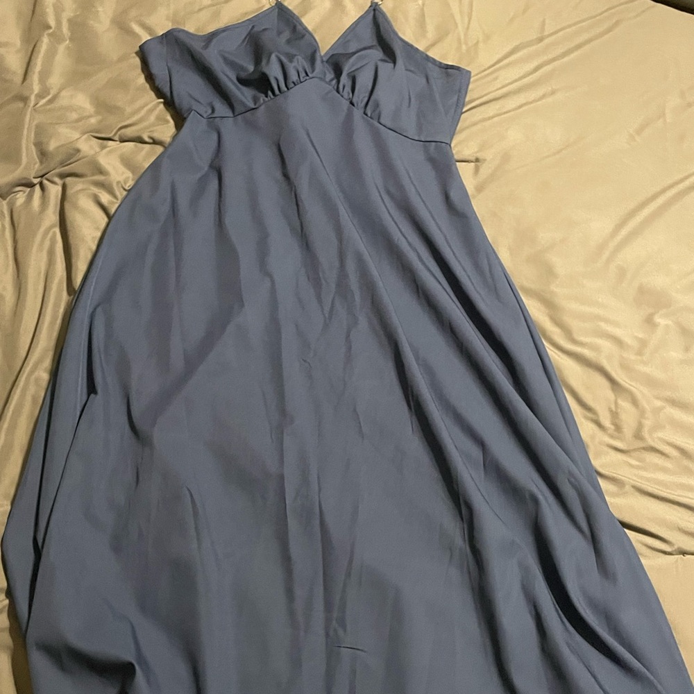SHEIN Halter top Blue Dress